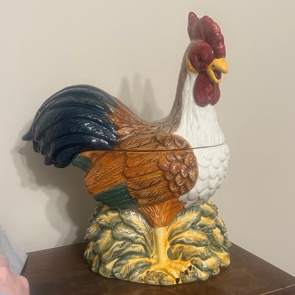 Winterthur Rooster cookie jar